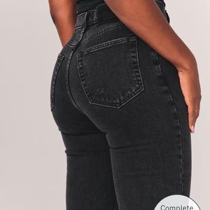 Abercrombie curve love ultra high rise 90s straight jeans